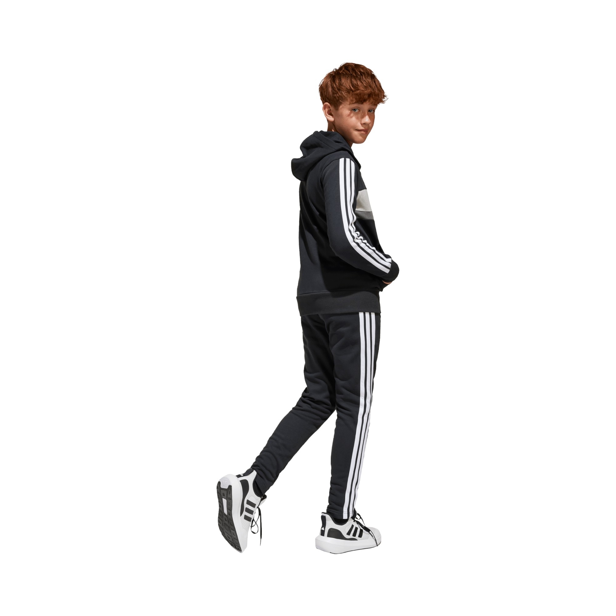 COT.FLEECE       BLACK/WHITE/GREY