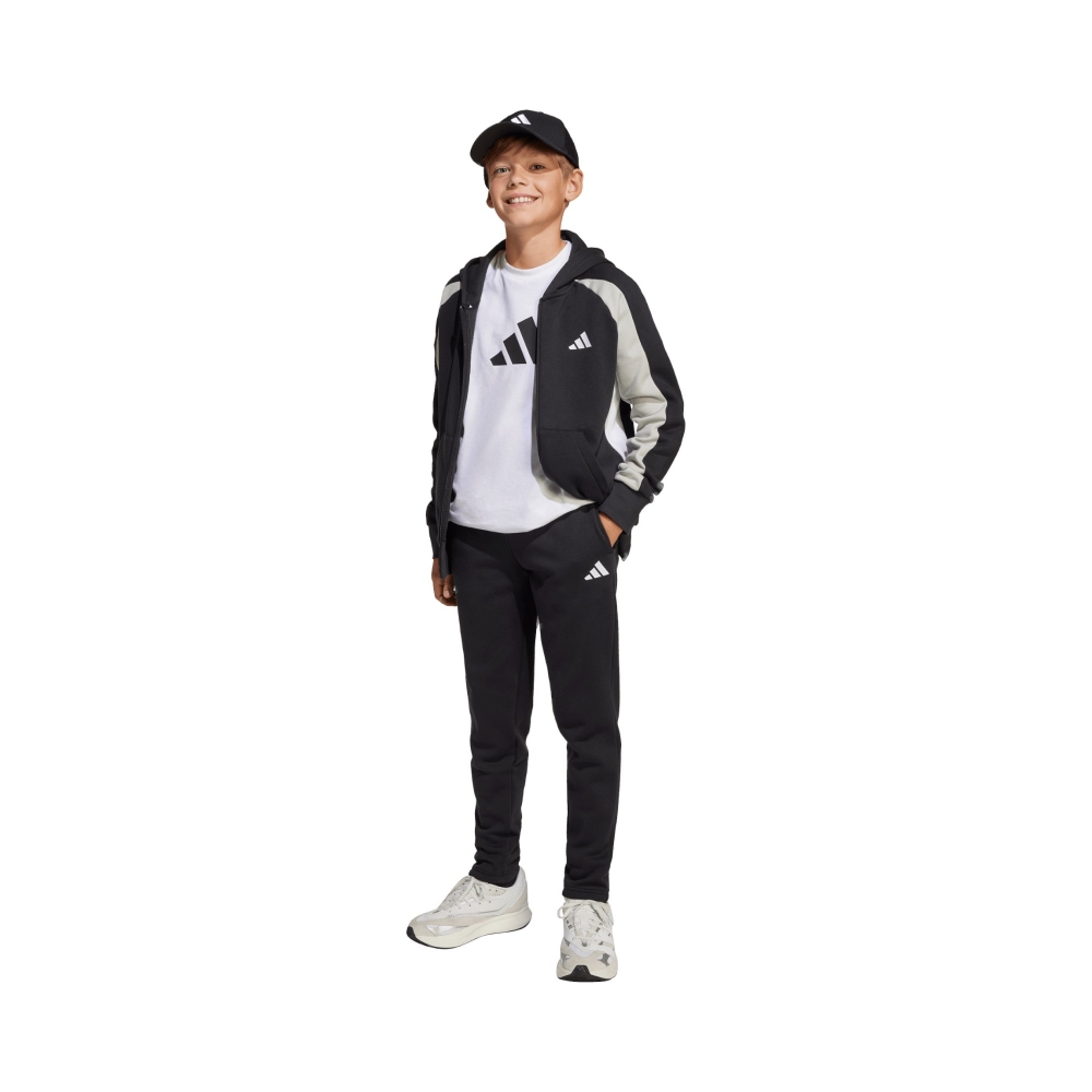 COT.FLEECE       BLACK/SILVER/WHITE