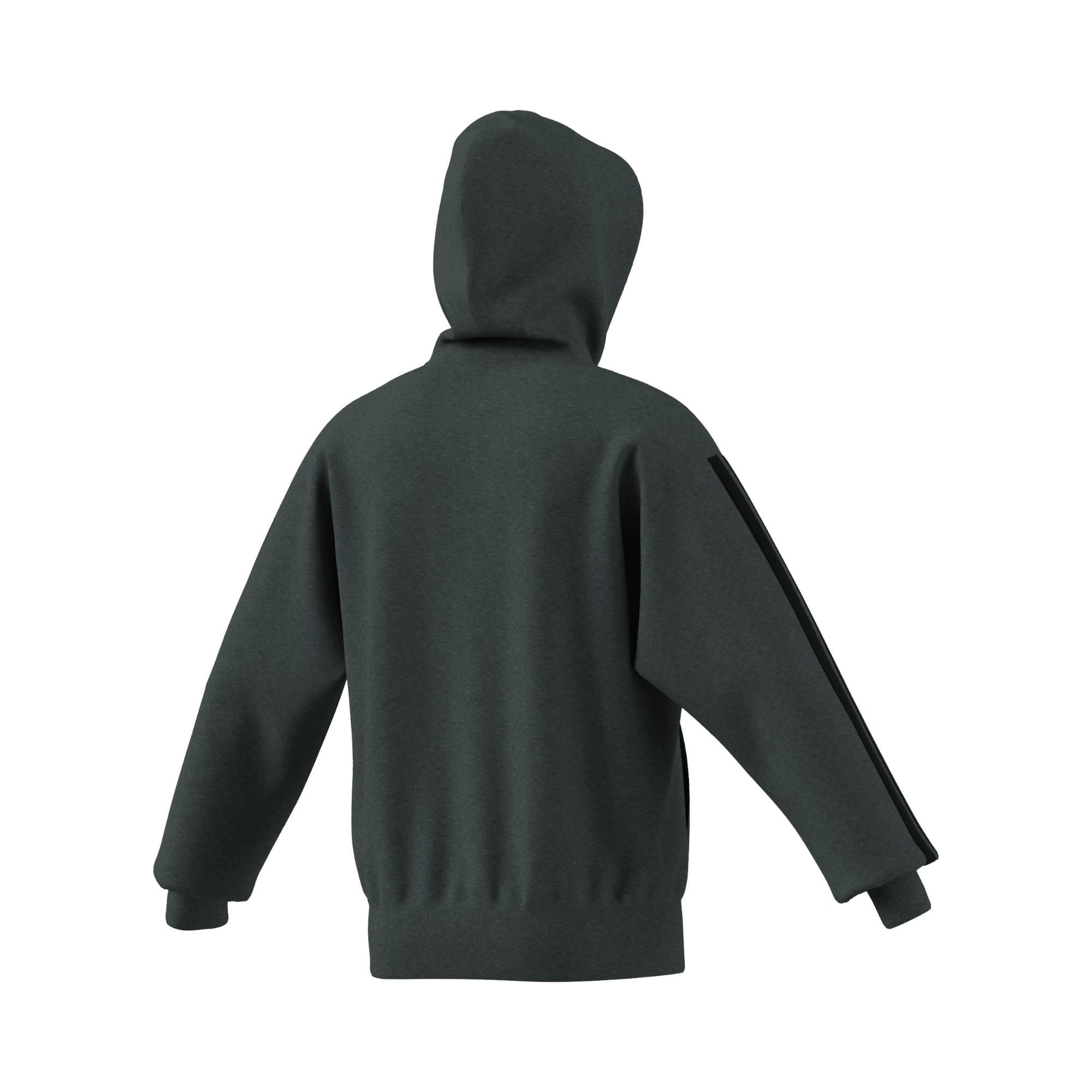 COT.FLEECE       DK.GREY HTR/BLACK