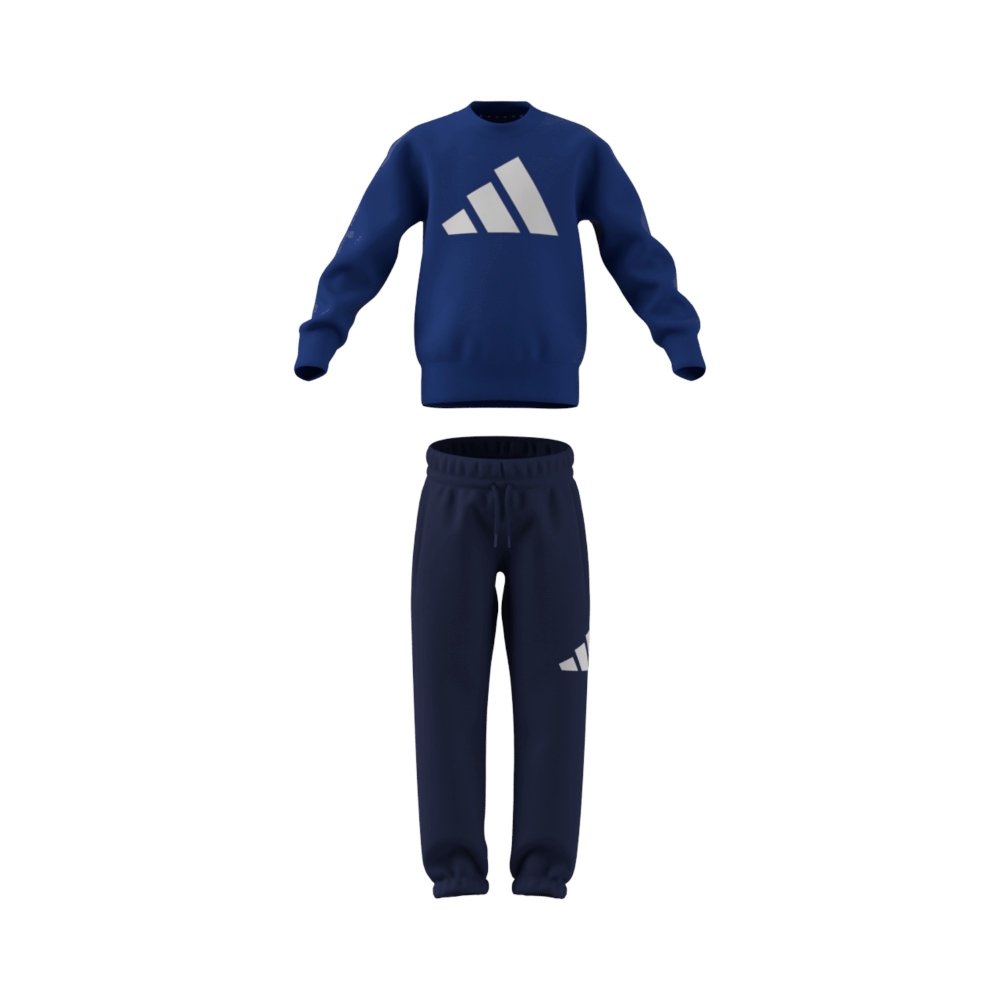 COT.FLEECE       BLUE/WHITE