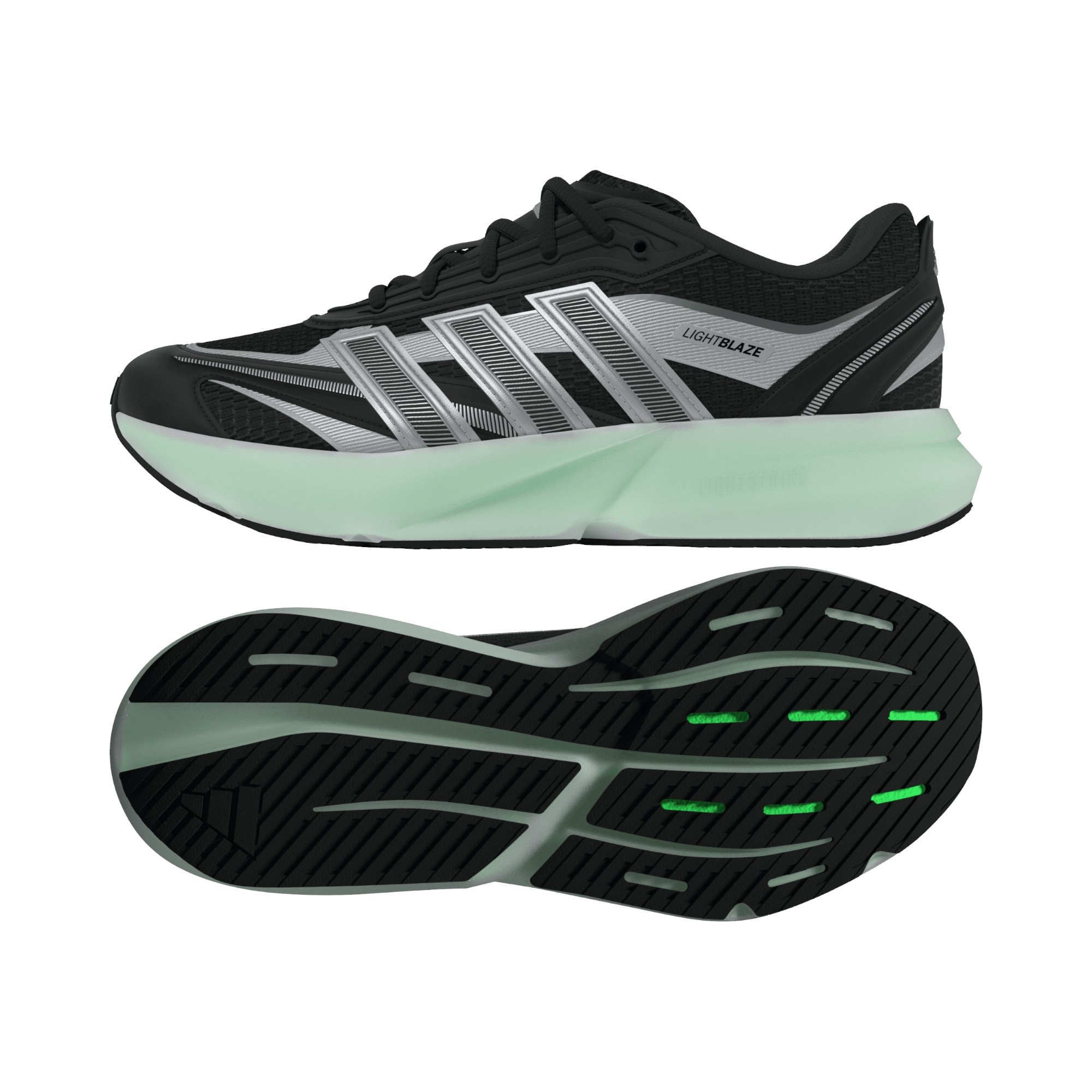 MESH-SYNTH       BLK/SILVER MET/LIME