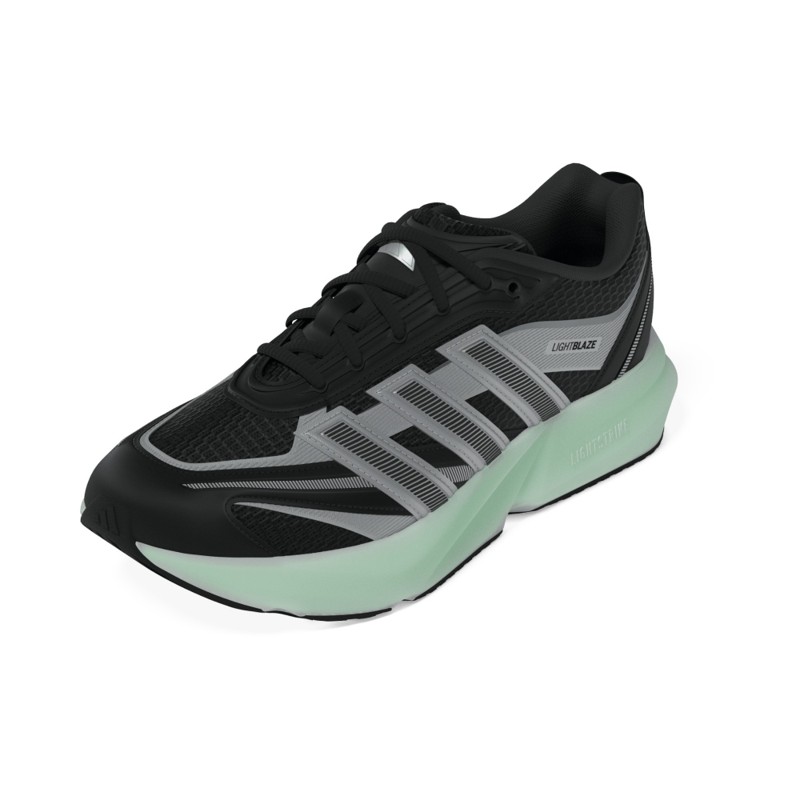 MESH-SYNTH       BLK/SILVER MET/LIME