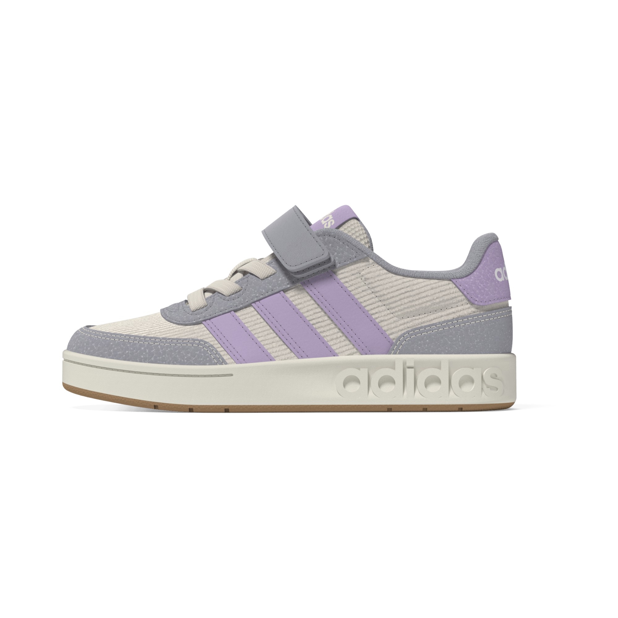 CORDUROY-SYN.LEA WHITE/PLUM/GREY