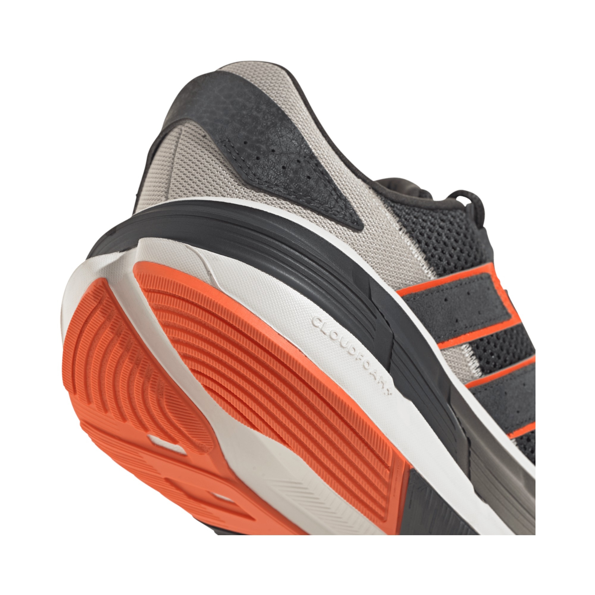 TXT-SYN.LEATHER  CARBON/ORANGE