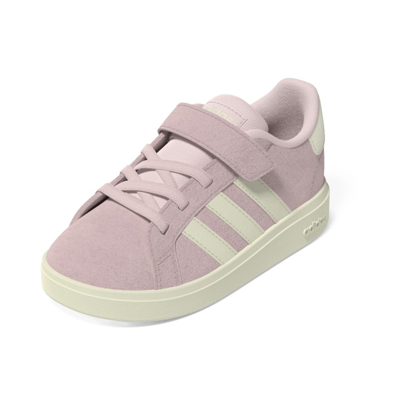 SUEDE-SYNLEA     PINK/OFF WHITE/WHITE