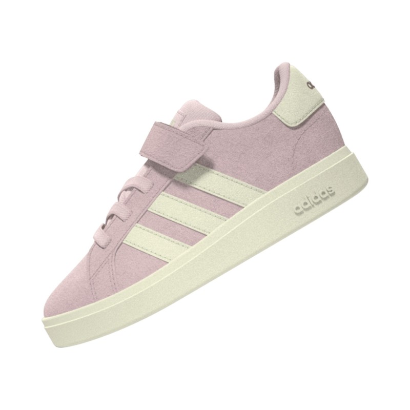 SUEDE-SYNLEA     PINK/OFF WHITE/WHITE