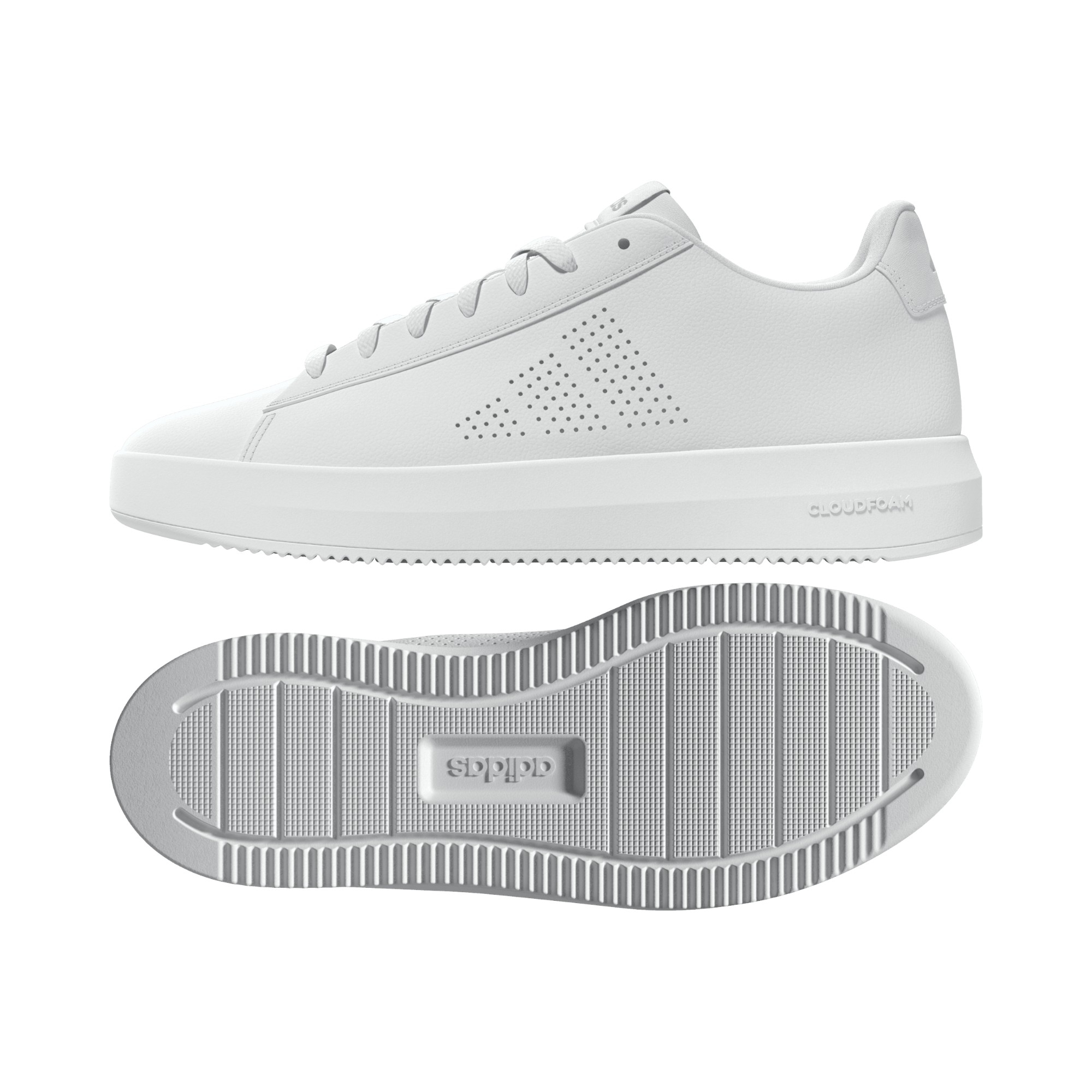 SYN LEATHER      WHT/BLK/GREY