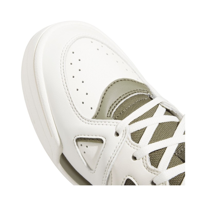 SYN LEATHER-TXT  OFFWHT/OLIVE/OLIVE