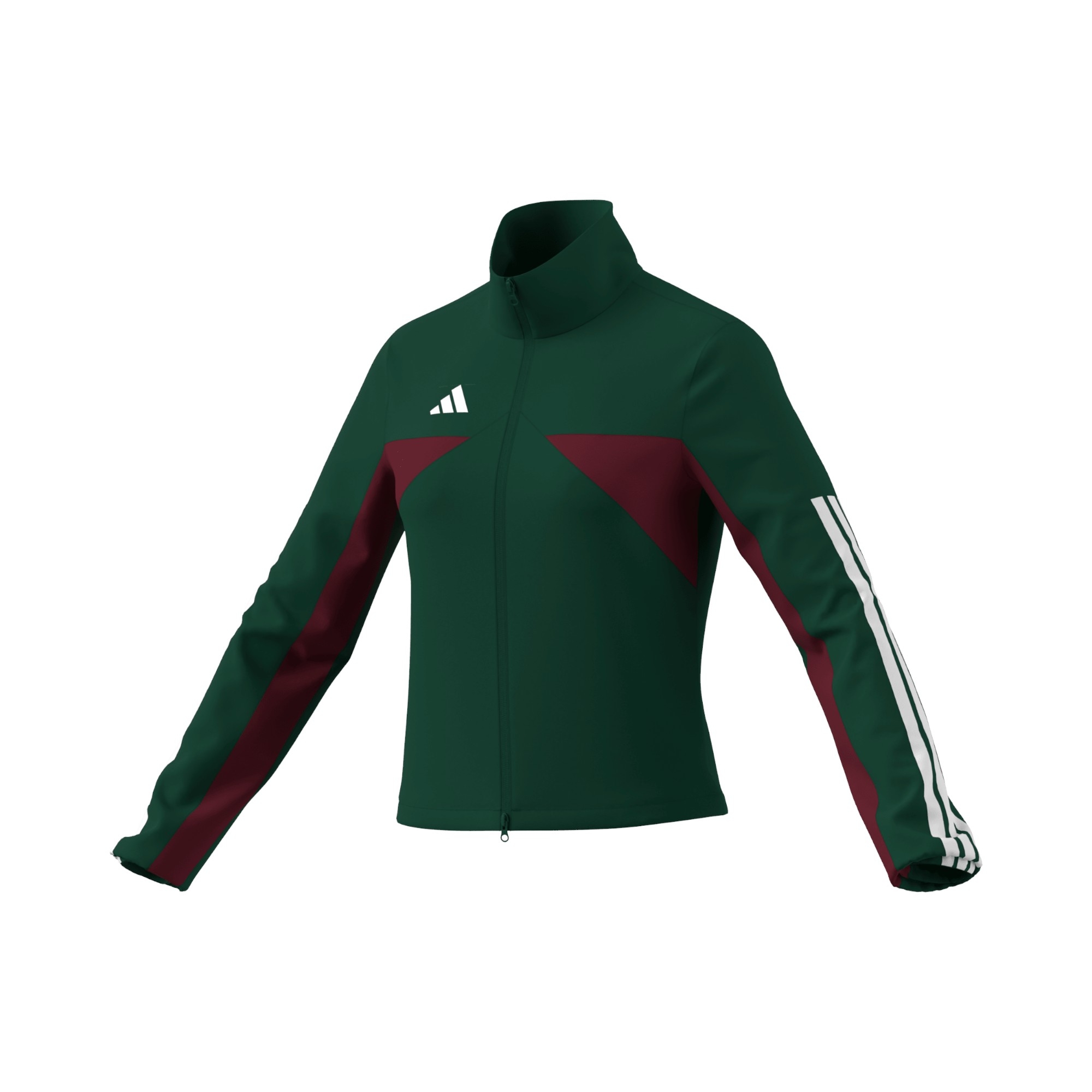 COT.PIQUE        DK.GREEN/BURGUNDY/WHITE