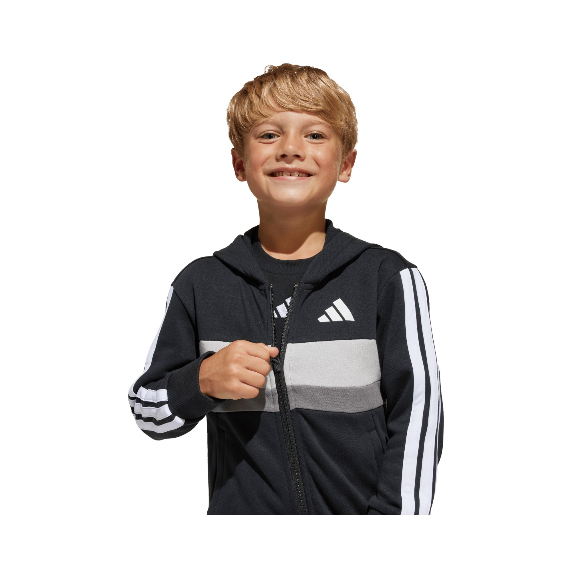 COT.FLEECE       BLACK/WHITE/GREY