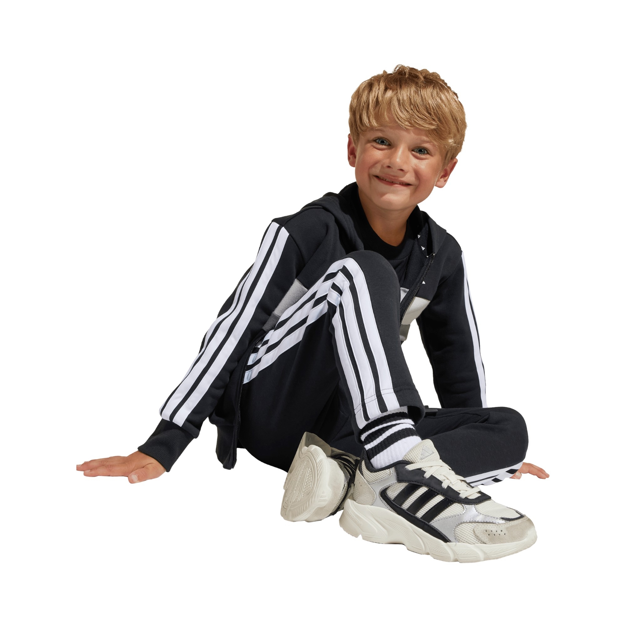 COT.FLEECE       BLACK/WHITE/GREY