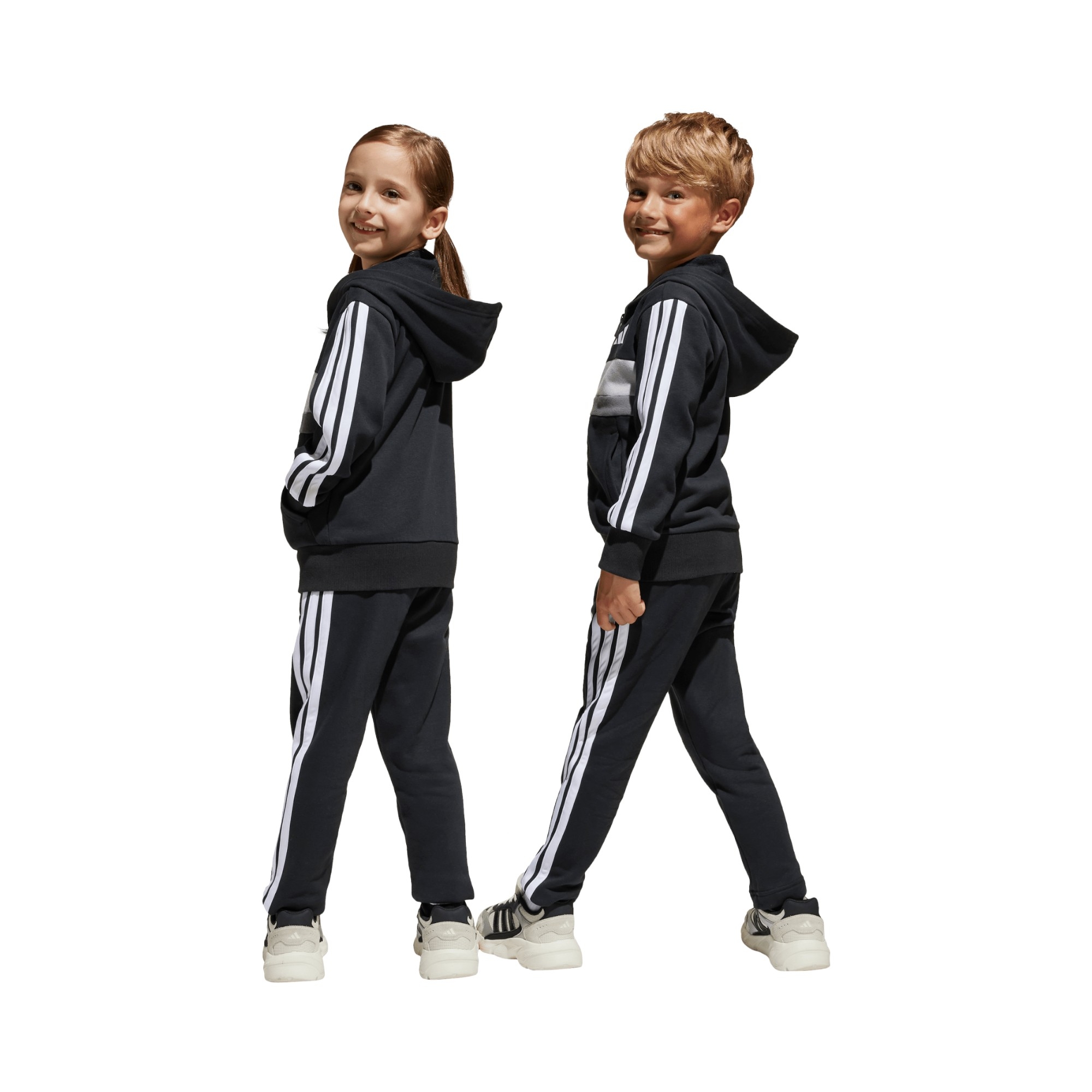 COT.FLEECE       BLACK/WHITE/GREY