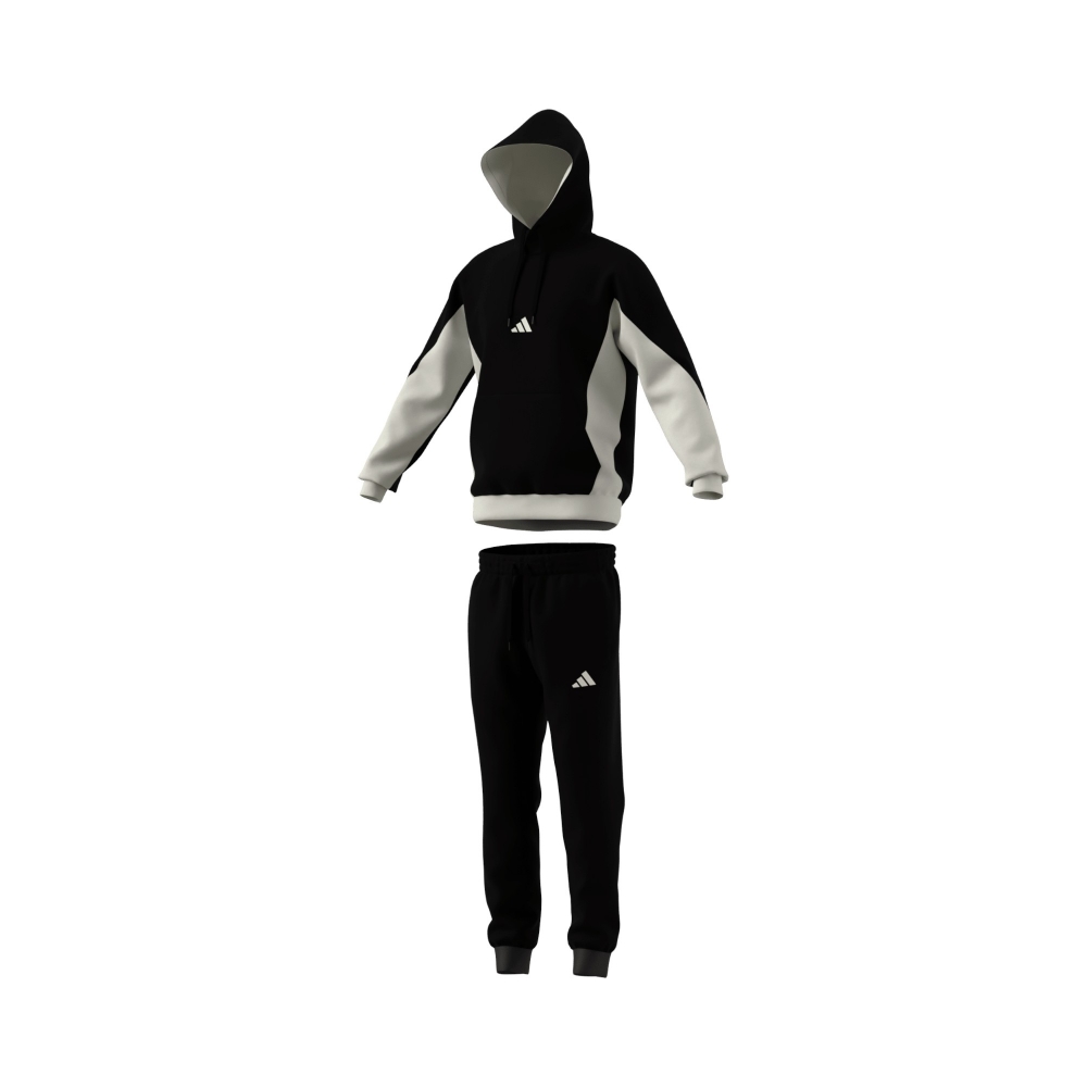 COT.FLEECE       BLACK/WHITE