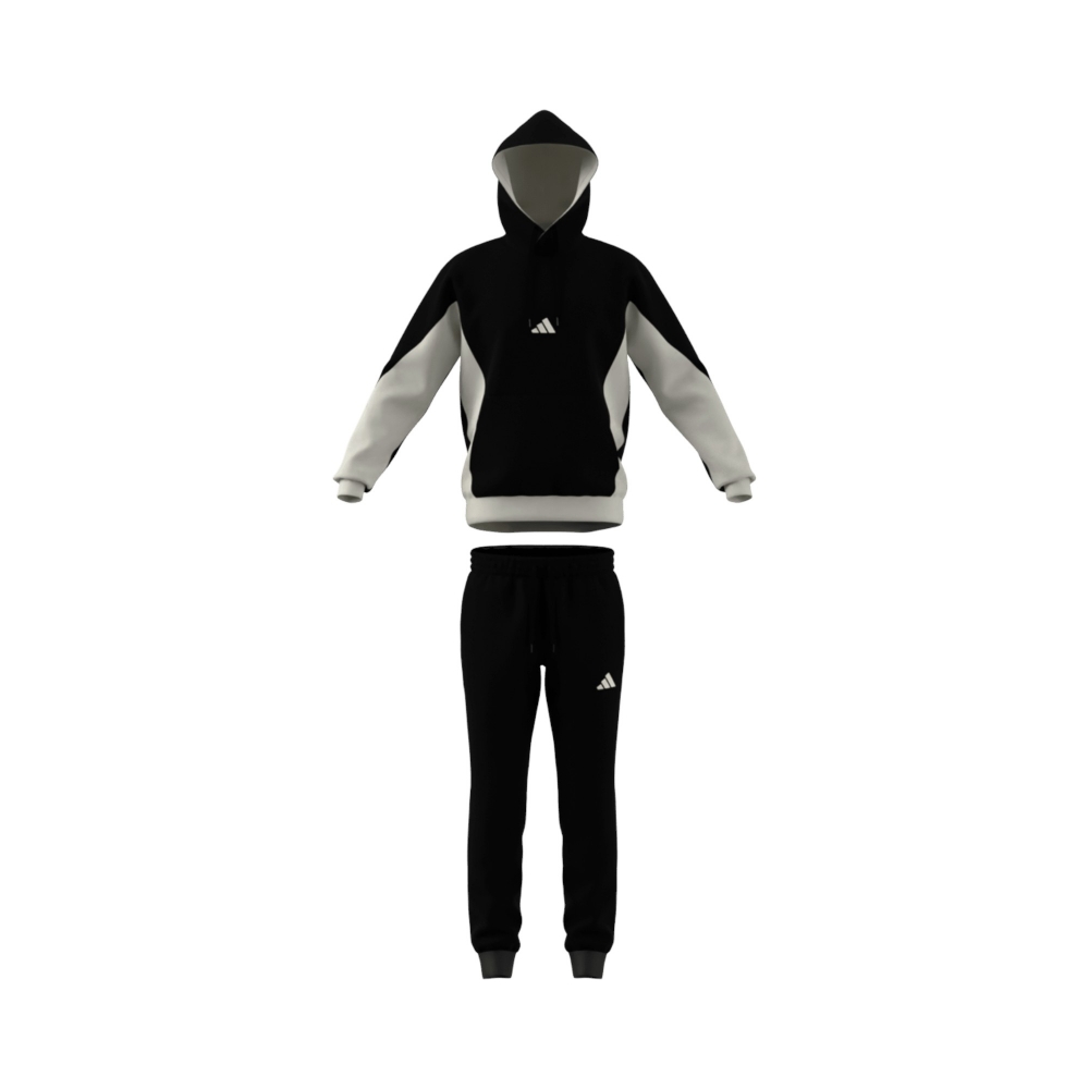 COT.FLEECE       BLACK/WHITE