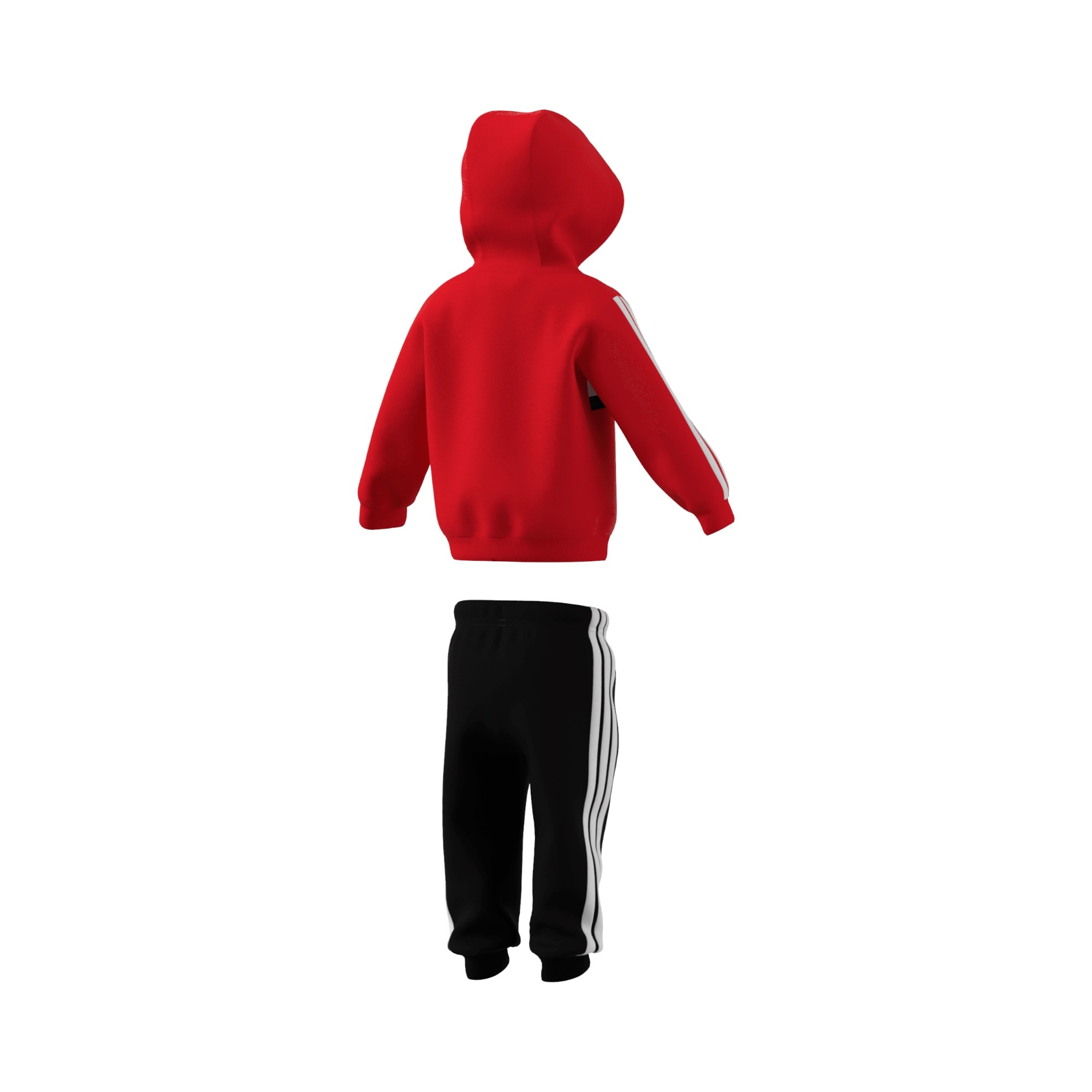 COT.FLEECE       RED/WHITE/BLACK