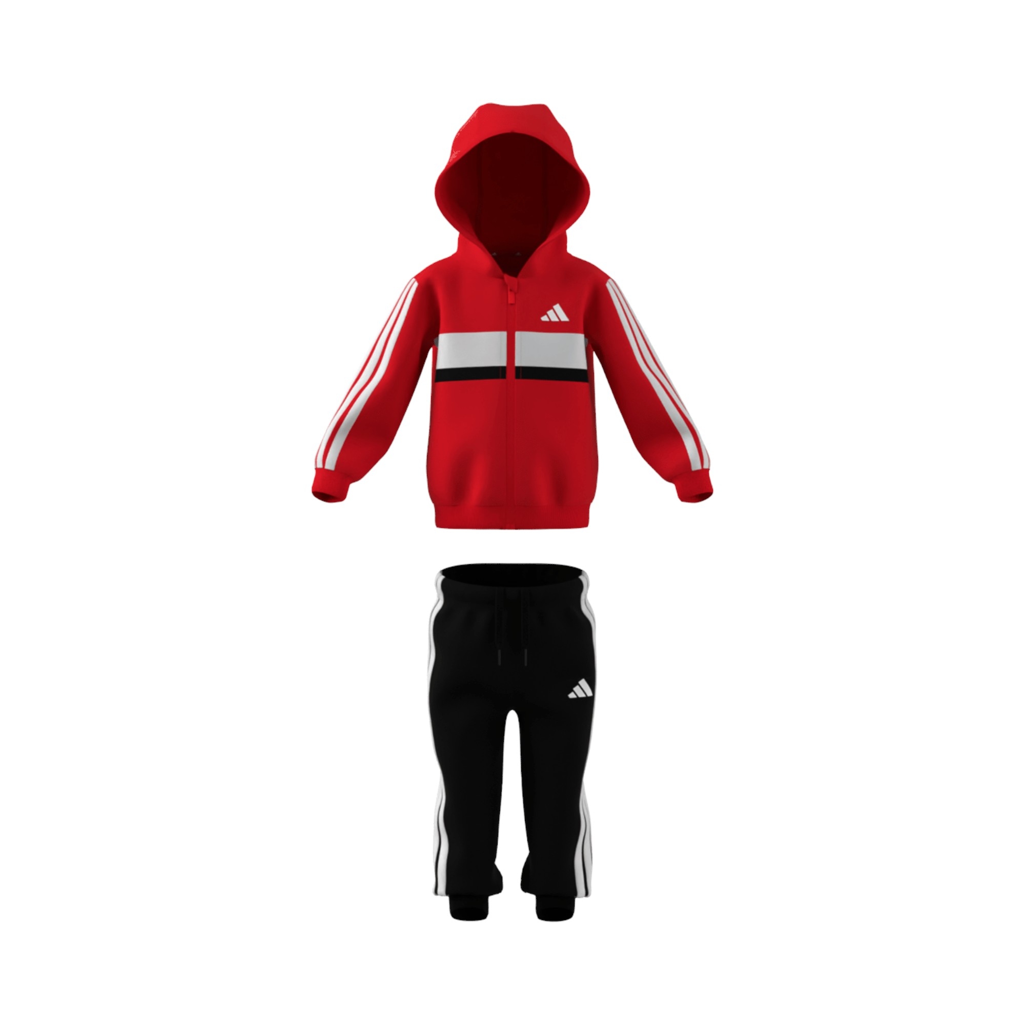 COT.FLEECE       RED/WHITE/BLACK