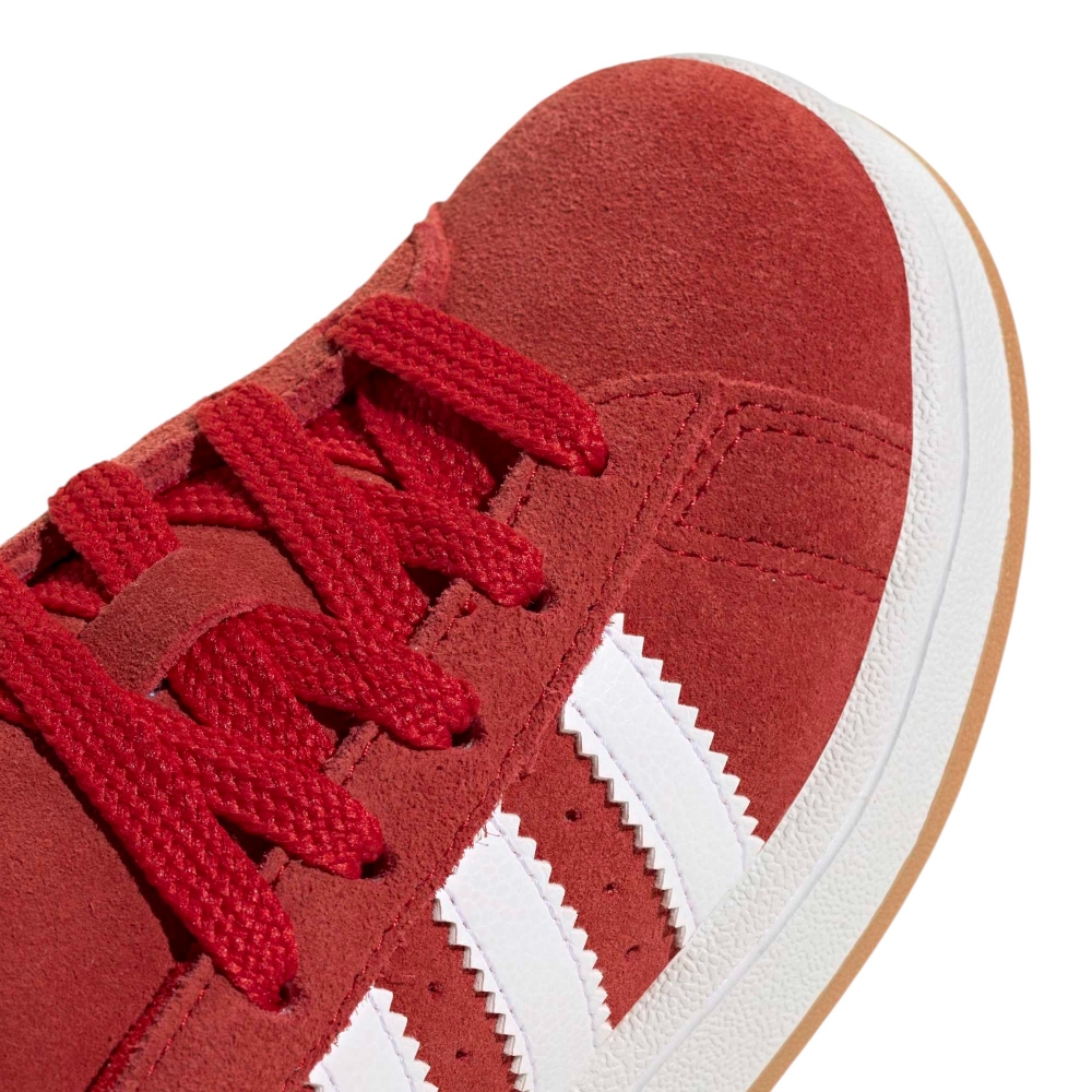 SUEDE-SYNLEA     RED/WHITE/GUM
