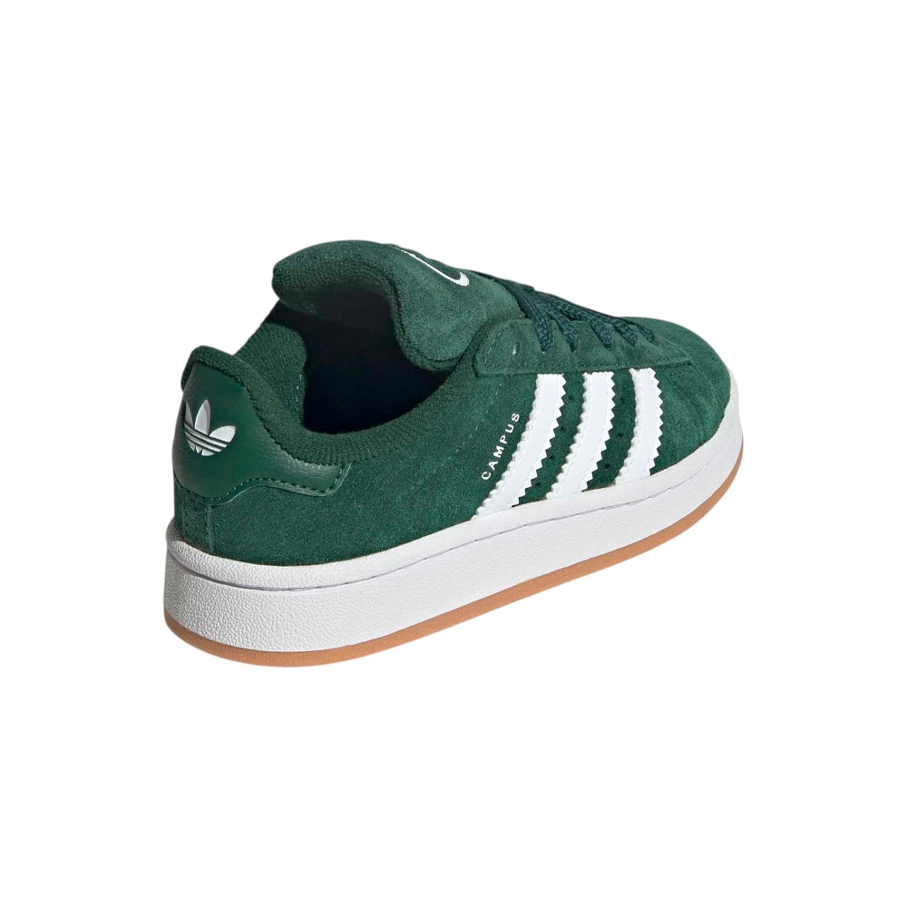 SUEDE-SYNLEATHER GREEN/WHT/GUM