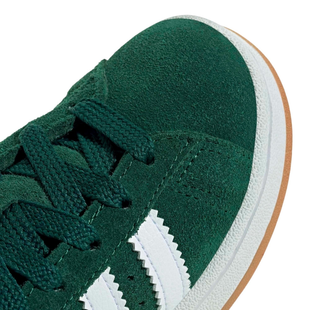 SUEDE-SYNLEATHER GREEN/WHT/GUM